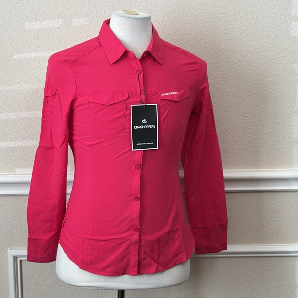 Craghoppers NOSILIFE ADVENTURE LONG SLEEVE SHIRT - Winter Rose